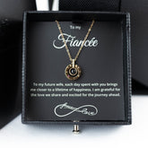 Luxury Black Black Rose Box With Love Languages Necklace With Message - Downtown Girl